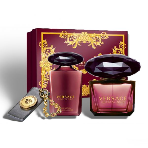 Versace Crystal Noir Edt 90ml+Body Lotion 100ml Set